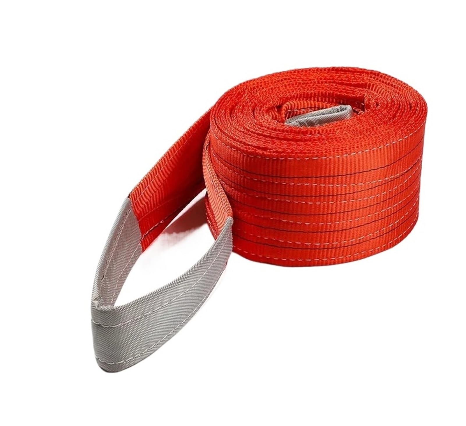 Ancho 125 mm Nylon Plano Grúa Eslinga de elevación Industrial Plegado Elevación Remolque Cuerda Correa Correa WLL Peso 5 toneladas Longitud 1~12 m