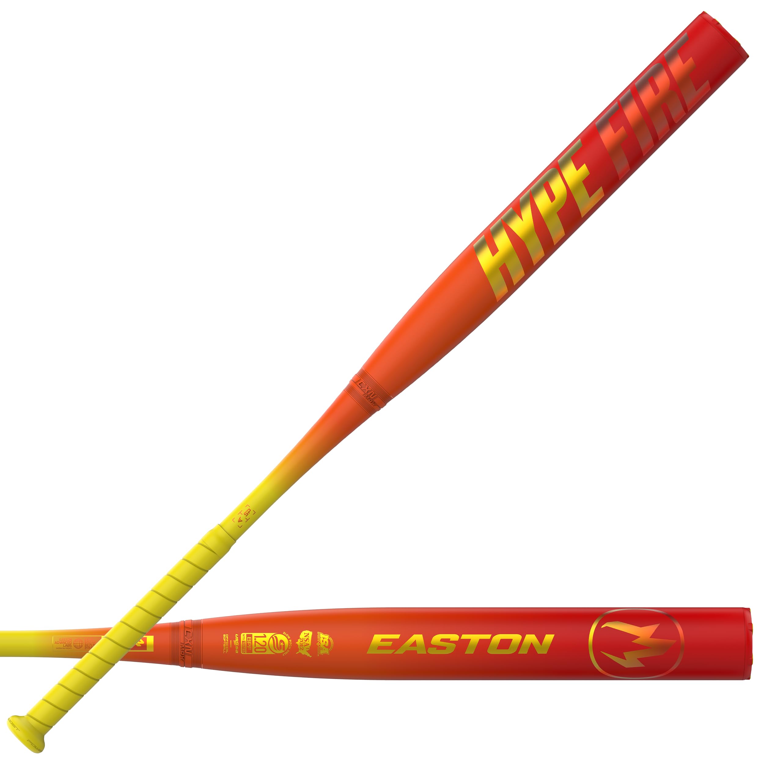 Easton Hype Fire Slowpitch Softball Bat | ESU6HFL | USSSA | 2 Pc. Composite