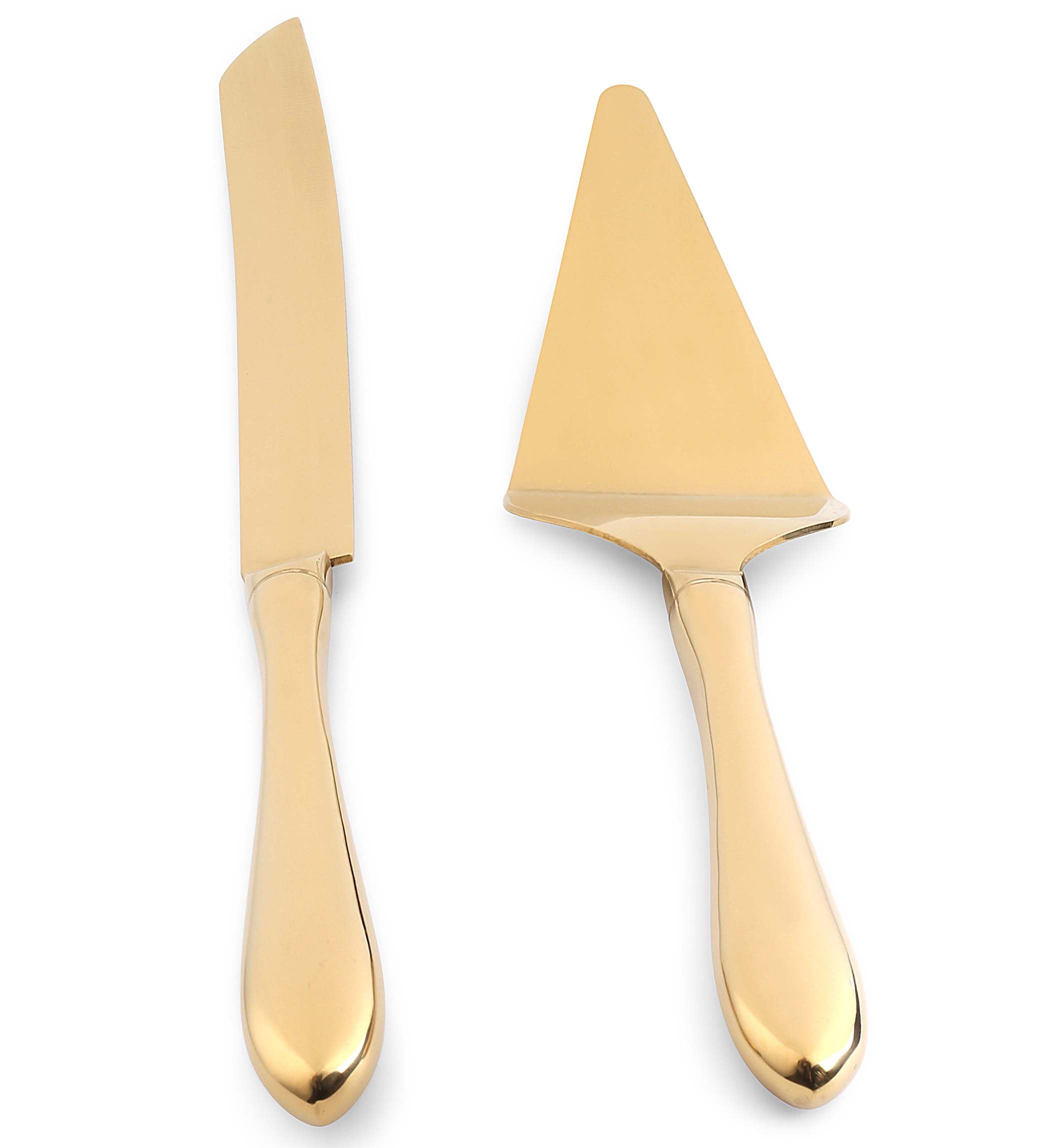 Wedding Cake Knife & Server Set - 304 Stainless Steel Cake Shovel & Spatula For Pie, Pizza, Cheese - View #12