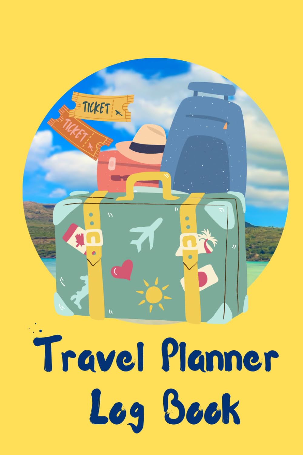 Travel Log Book: Great Travel Itinerary and Budget Planner Gift. Undated Diary. Ideal Travel Journal for Men Women