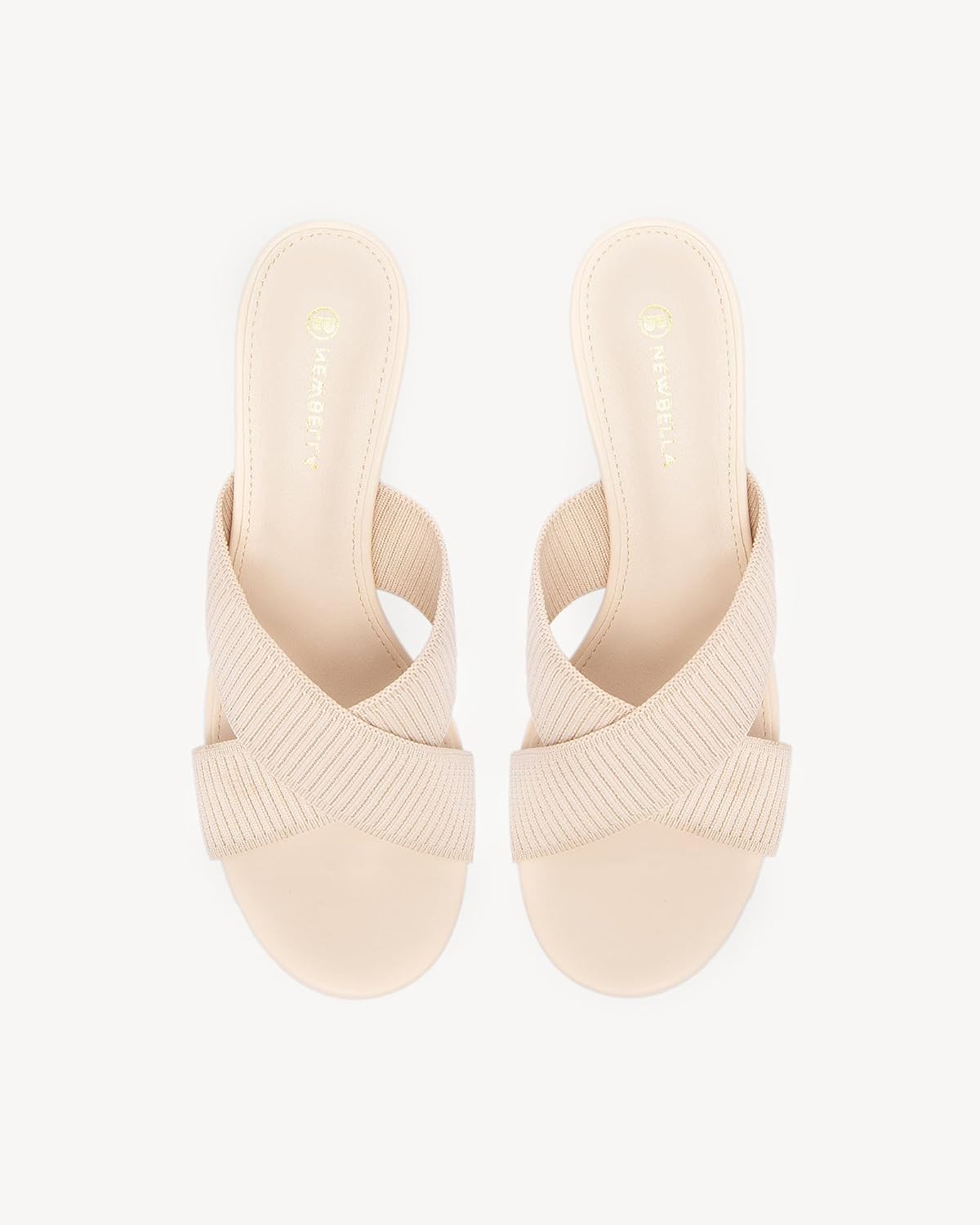 NEWBELLA MOUSSE FIT Square Toe Heeled Sandals, Women's Mesh Casual Summer Shoes - Image 6