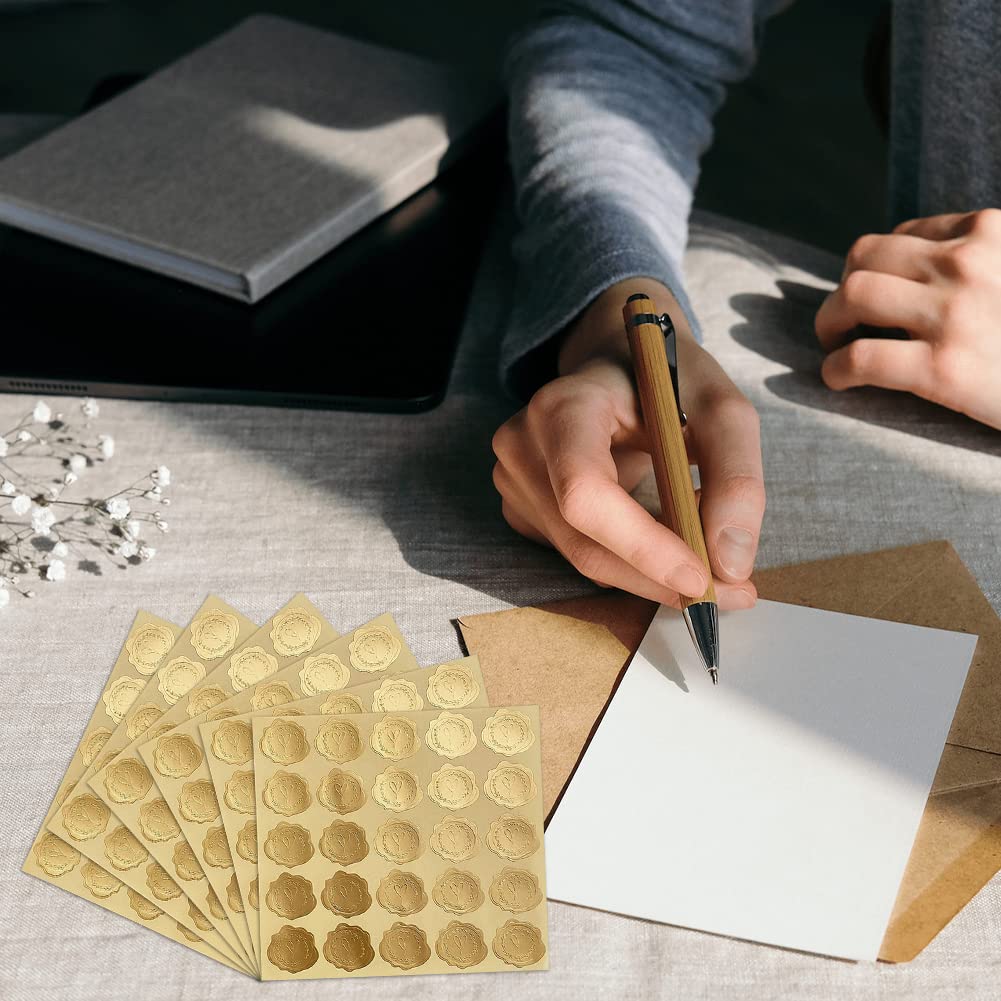 Adesivi Sigillo Cera Cuore - 150 Pezzi Per Matrimoni, Inviti, Buste