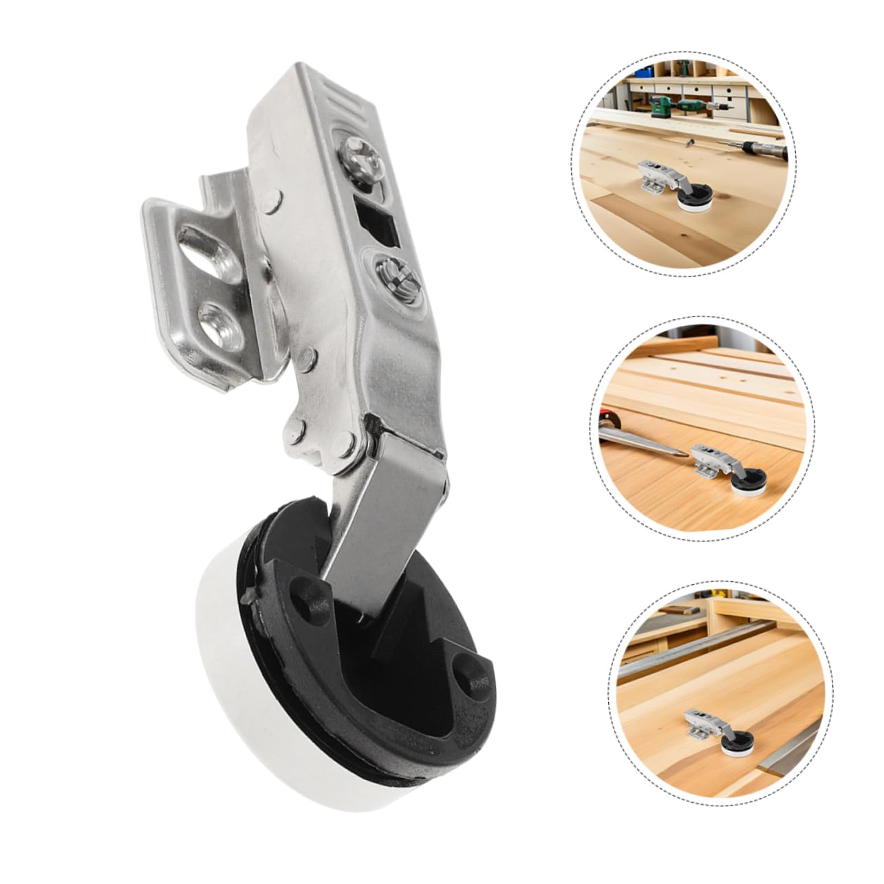 TEHAUX 6 Pezzi Cerniere Chiusura Morbida con Damping Design Elegante per Armadi e Vetrine Alta