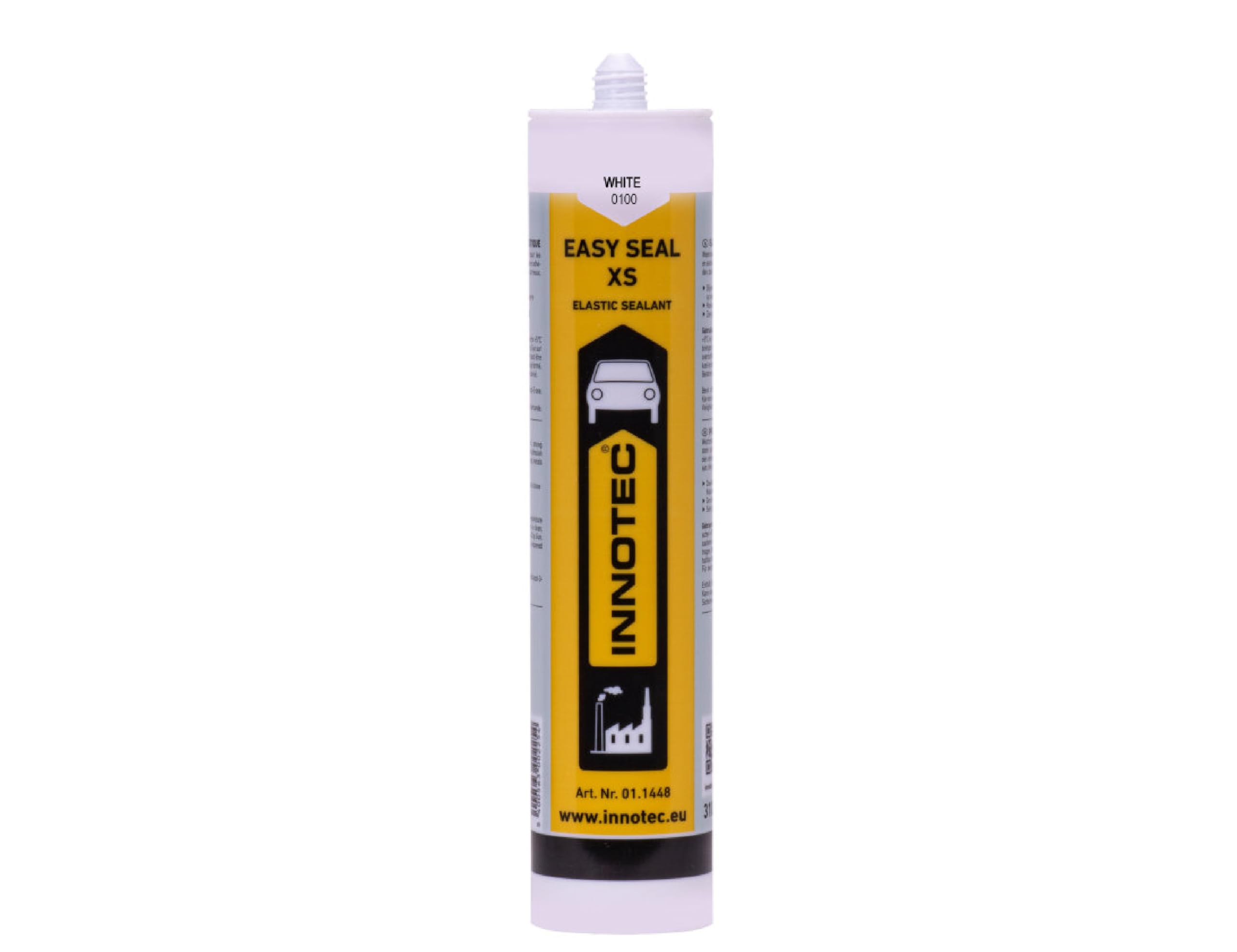 Innotec Easy Seal XS - Sigillante in silicone per sanitari, sigillante per interni ed esterni, silicone per sigillatura e stuccatura in sanitari e cucina, silicone per costruzione di alta qualità,