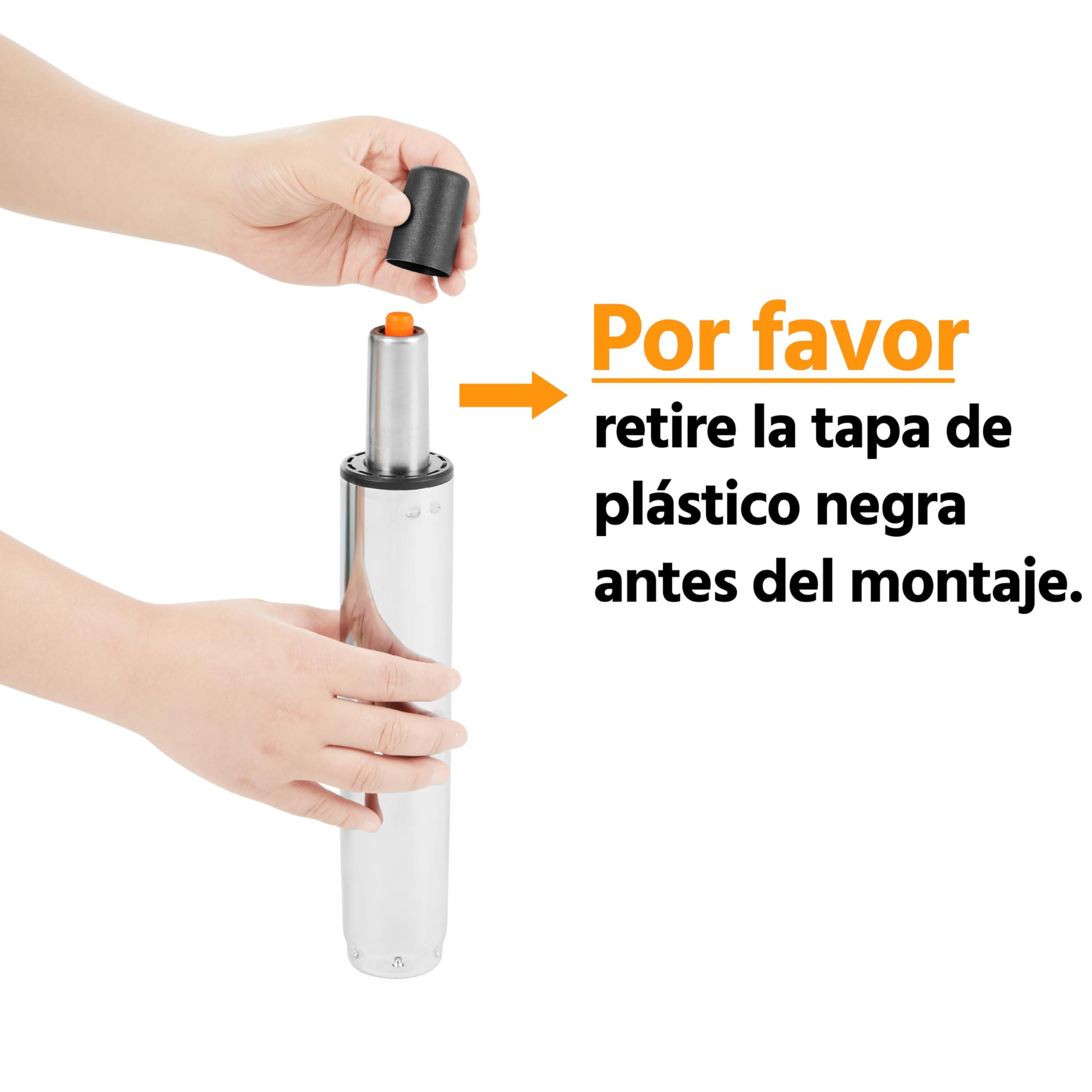 Yaheetech Silla Oficina con Ruedas Sin Brazos Giratorias Silla Blanca
