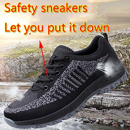 Mannen En Vrouwen Met Stalen Neus Werkschoenen Anti-Smash Anti-Piercing Veiligheidsschoenen Anti-Slip Bescherming Licht… - Image 5