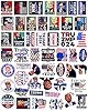 100 Pack Donald Trump 2024 Stickers (Large Size), Bumper Sticker, Trump Decal for Laptop, Phone, Car, Water Bottle #1