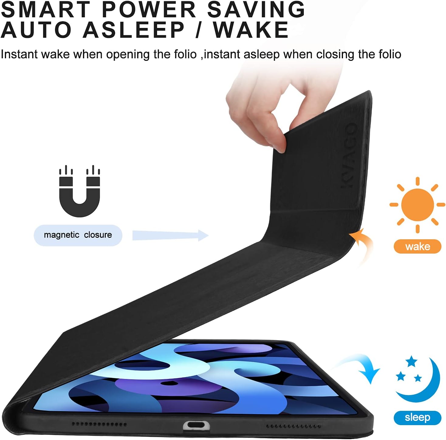 Weekly Top Sale iPad 8th Generation Case with Keyboard, Compatible with iPad 8th / 7th Generation/iPad Pro 10.5 / iPad Air 3rd Gen - Detachable Wireless Backlit Keyboard - Smart Case for iPad 10.2 inch, Black