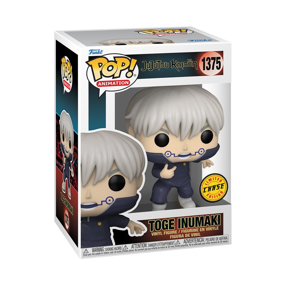 Figura Funko Pop! Animación Jujutsu Kaisen Toge Inumaki Modelo 1375 72047 Chase Edition 0889698720472 Figura Funko Pop! Animación Jujutsu Kaisen Toge Inumaki Modelo 1375 72047 Chase Edition 0889698720472