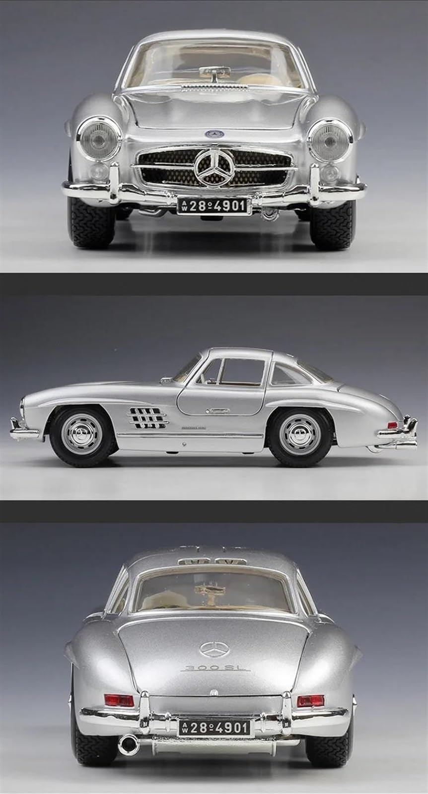 Amazon | ダイキャストカー 1:18 ベンツ 300SL 1954 スケール