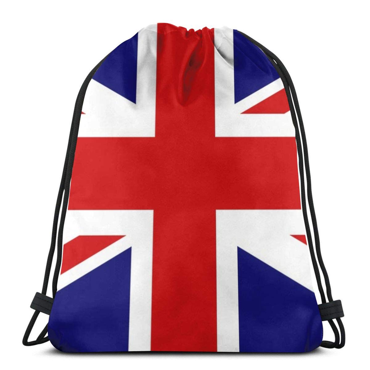 Ameok-Design Union jack Shoulder Drawstring Bag Backpack String Bags School Rucksack Gym Sport Bag Lightweight