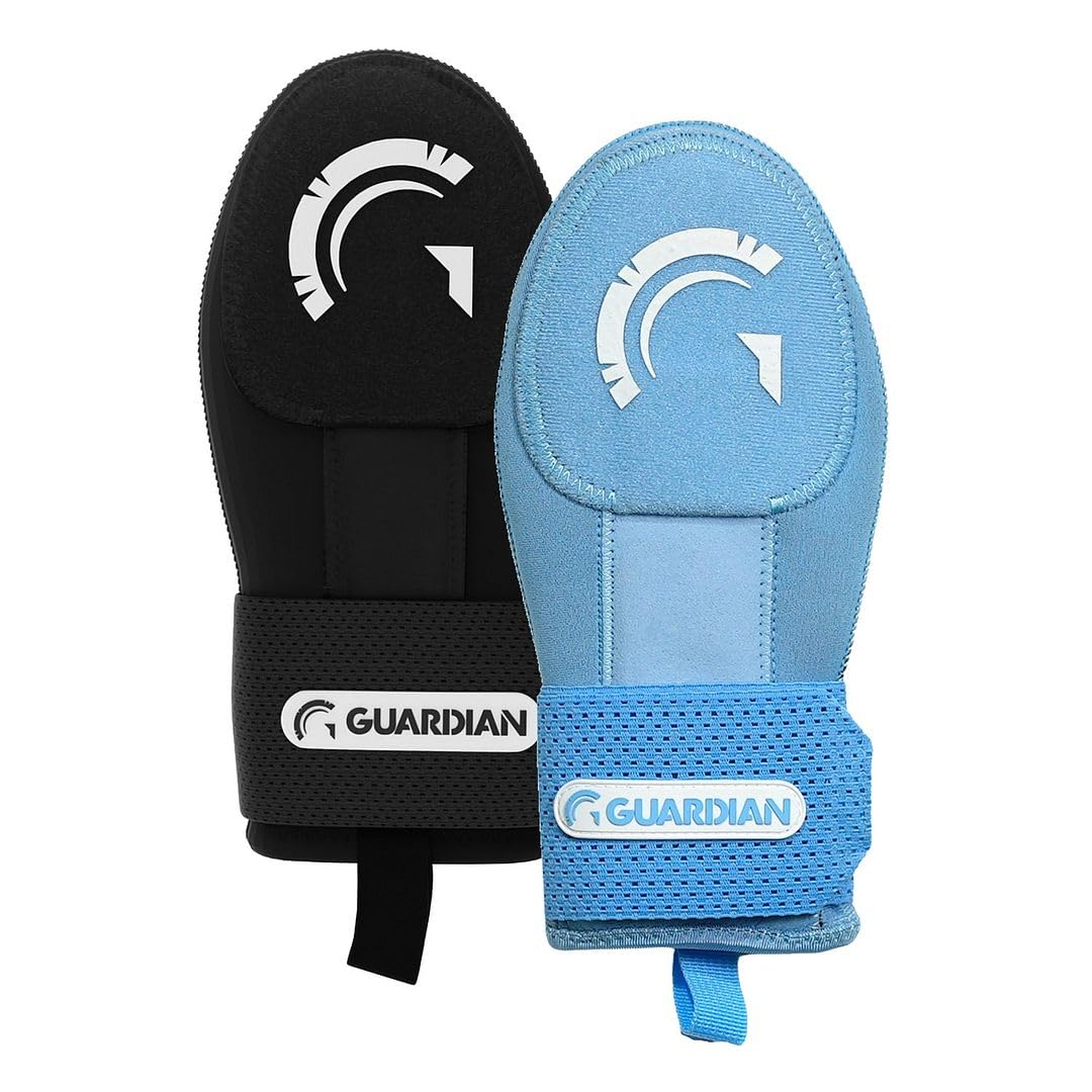 Guardian BaseballSliding Mitt (2) Pack - Youth and Adult Sizes - Sliding Guard - Protective Baseball Hand Guard - Elastic Compression Strap