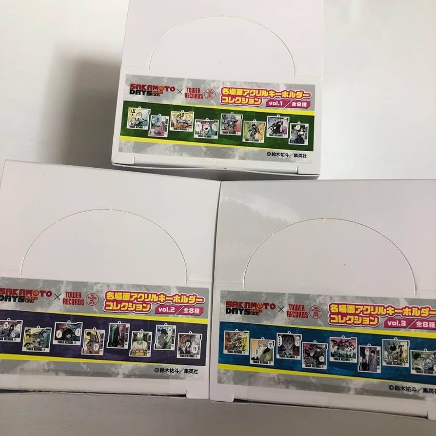 サカモトデイズタワレコアクリルキーホルダーvol.1 vol.2 vol.3