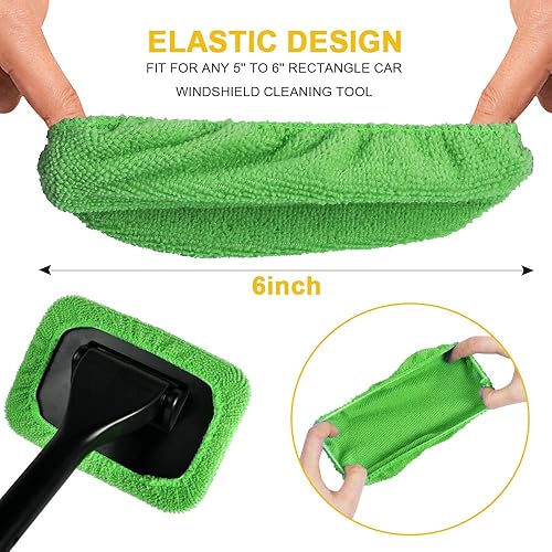 Miniatura 4 de Paño de limpieza de microfibra para herramienta de limpieza de parabrisas, varita limpiadora de parabrisas, capos de limpieza de vidrio