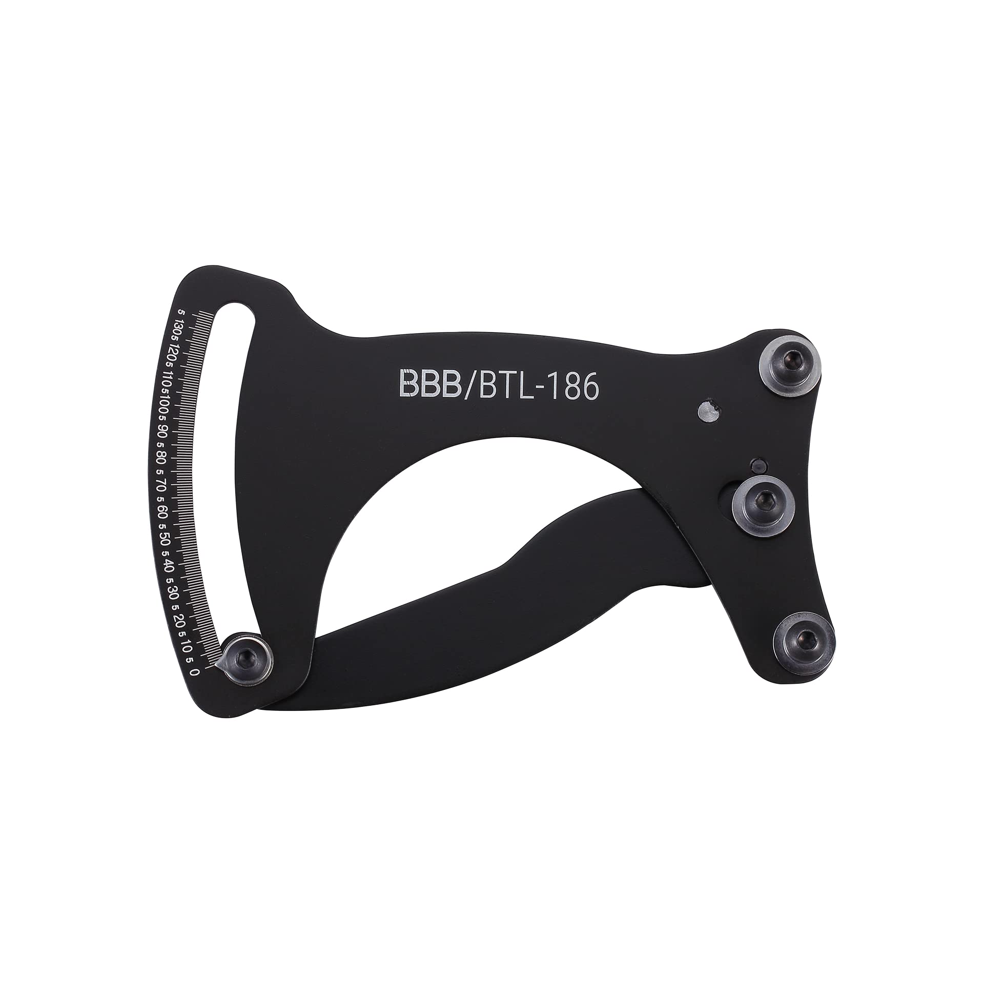 BBB Unisex's Tensiongauge - Llave de reparación de radios para taller, herramientas de mantenimiento de bicicletas BTL-186, color negro, talla única