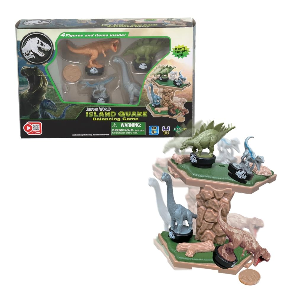 EPOCH Games - 7511 Jurassic World Island Quake -Balancing Game- - Action Game
