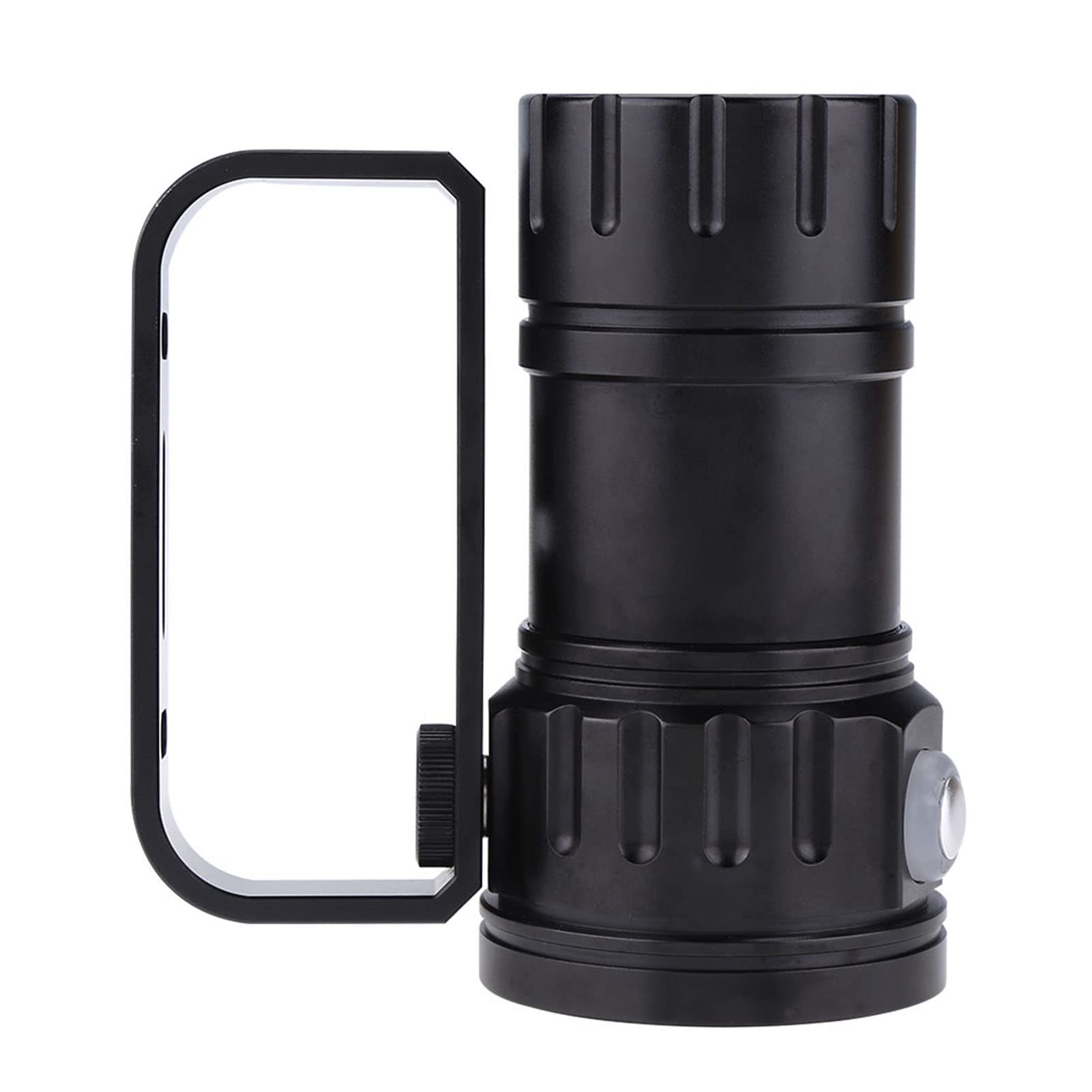 Torcia per fotografia subacquea da 80 m a LED da 3,7 V 28800 Lm con supporto per staffa