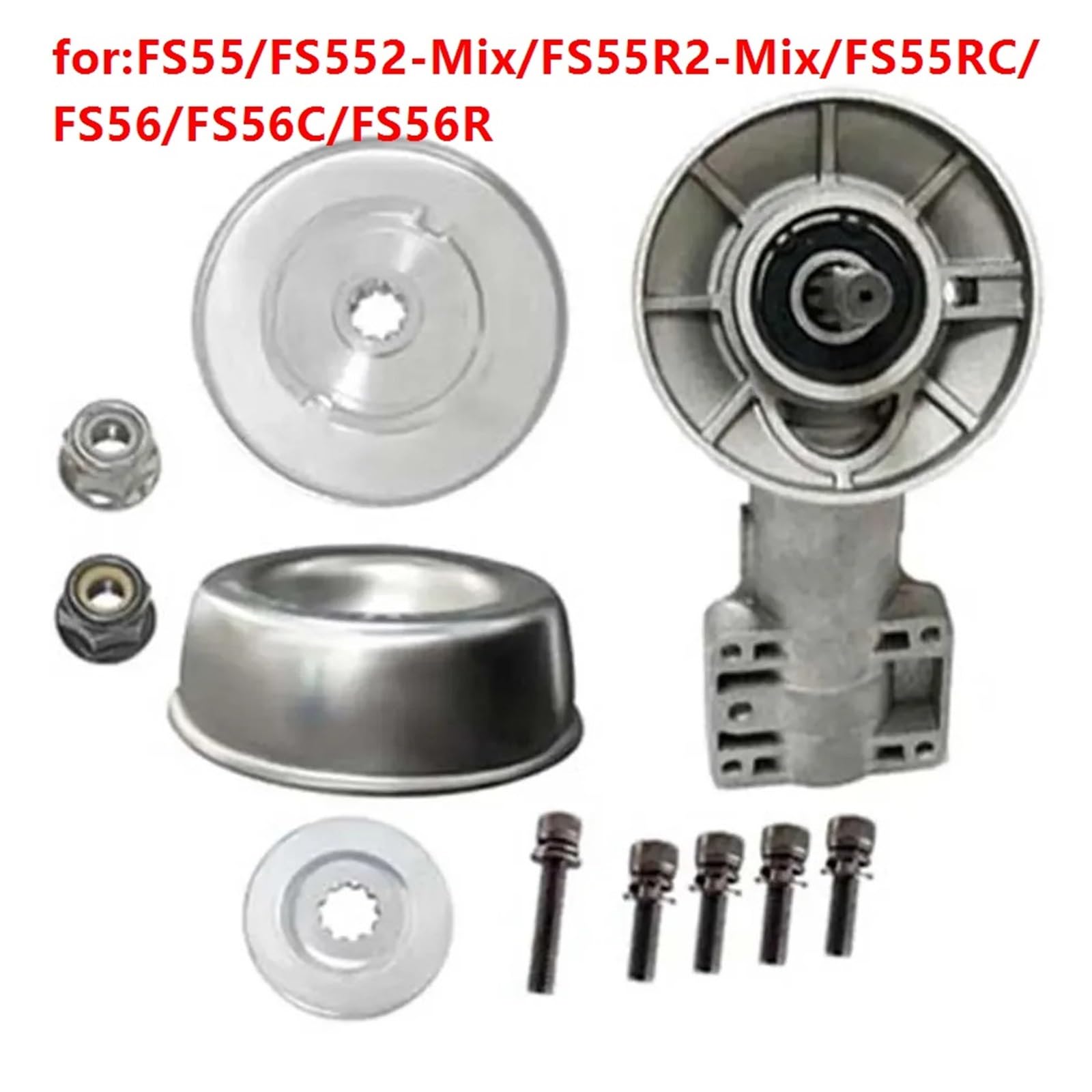 Reemplazo Del Cabezal Del Engranaje De La Recortadora, For FS55 FS55 2-Mix FS55R 2-Mix FS55RC FS56 FS56C FS56R Cortadora De Hilo Desbrozadora Parte No.4144 640 0100