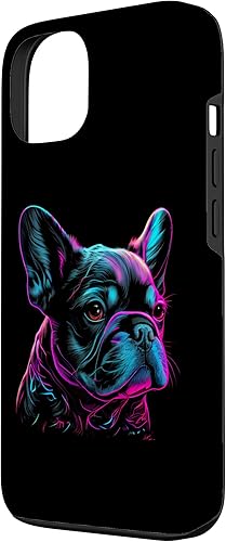 Miniatura 2 de Funda de diseño retro para iPhone 13 Bulldog Francés