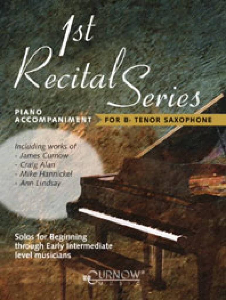 Recueil Bb Tenor Saxophone P-A 1st Recital Series idéal pour l'examen