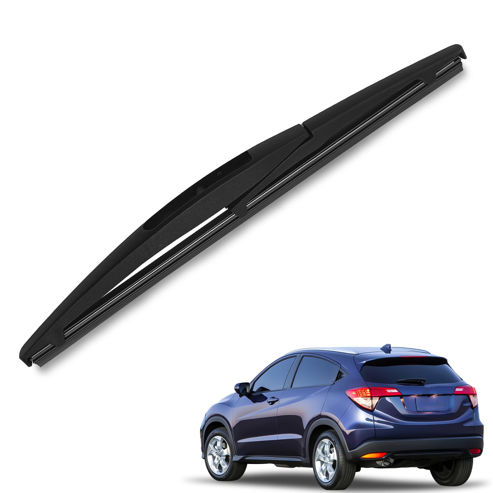 Photo 1 of 10" Wiper Blade Rear - 10 inch(10-B) Back Windshield Rear Wiper Replacement for Honda HRV 2016-2022 / Infiniti QX56 QX80 11-22 / Leaf 11-17 / Mitsubishi Outlander Sport 11-22, Eclipse Cross 18-22