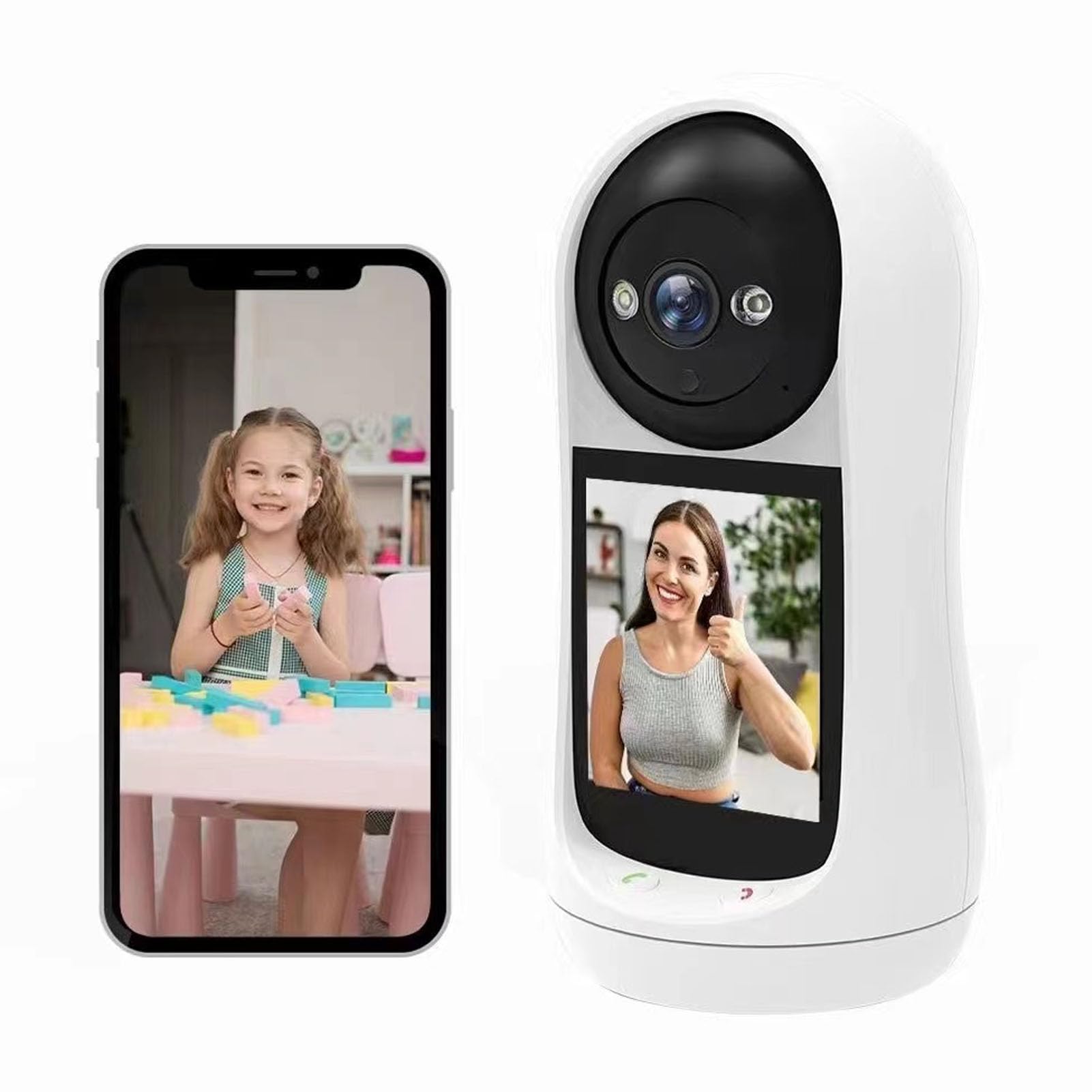 Zunate HD Video Baby Monitor 2.8 Inch Display Night Vision Voice Intercom Motion Tracking for Baby Pet