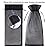 HRX Package 30pcs Black Organza Wine Bags, Sheer Mesh Bottle Gift Pouches Wine Covers Dresses with Drawstring for Halloween