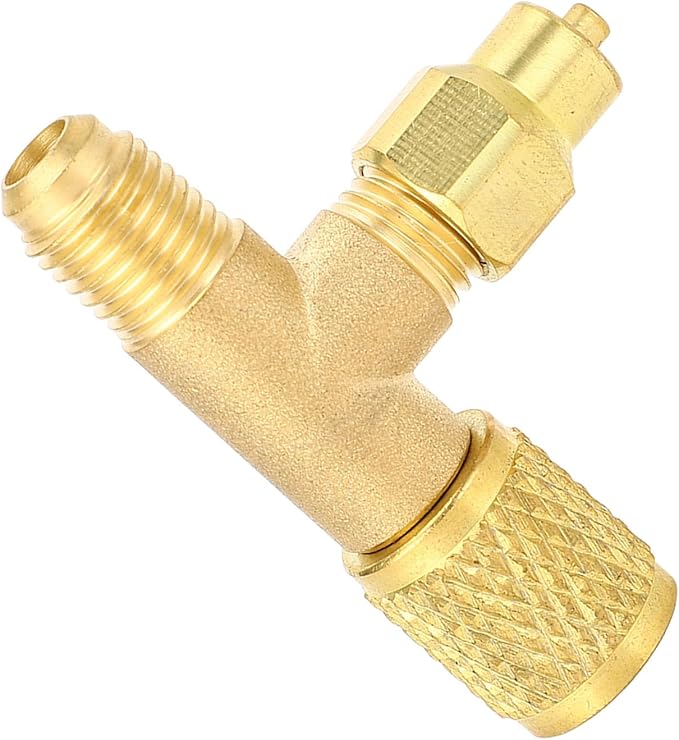 Herramienta de Reparación para Línea de Aire Acondicionado, Válvula de Carga R22 R12 1/4 SAE miniatura 8