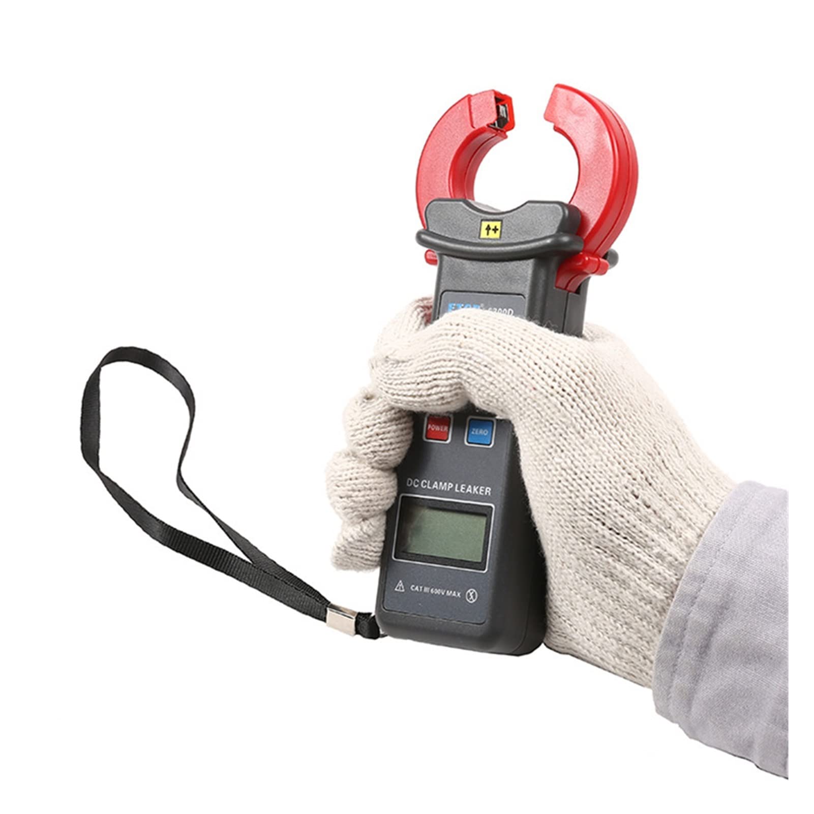 Pinza Amperimétrica, ETCR6300D DC Filtración/CORRIENTE CONTINUA Medidor de abrazadera de corriente de fuga 0.0 MA ~ 6.00A DC Medidor de resistencia a la tierra multímetro