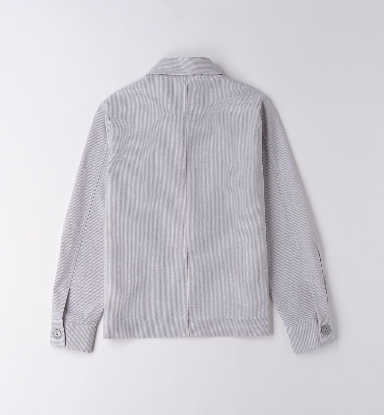 IDO Camicia Ragazzo Sportiva in Cotone Misto Lino
