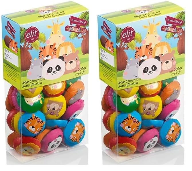 Elit Elitoloji Animals Sütlü Çikolata 200 g (2 paketi)