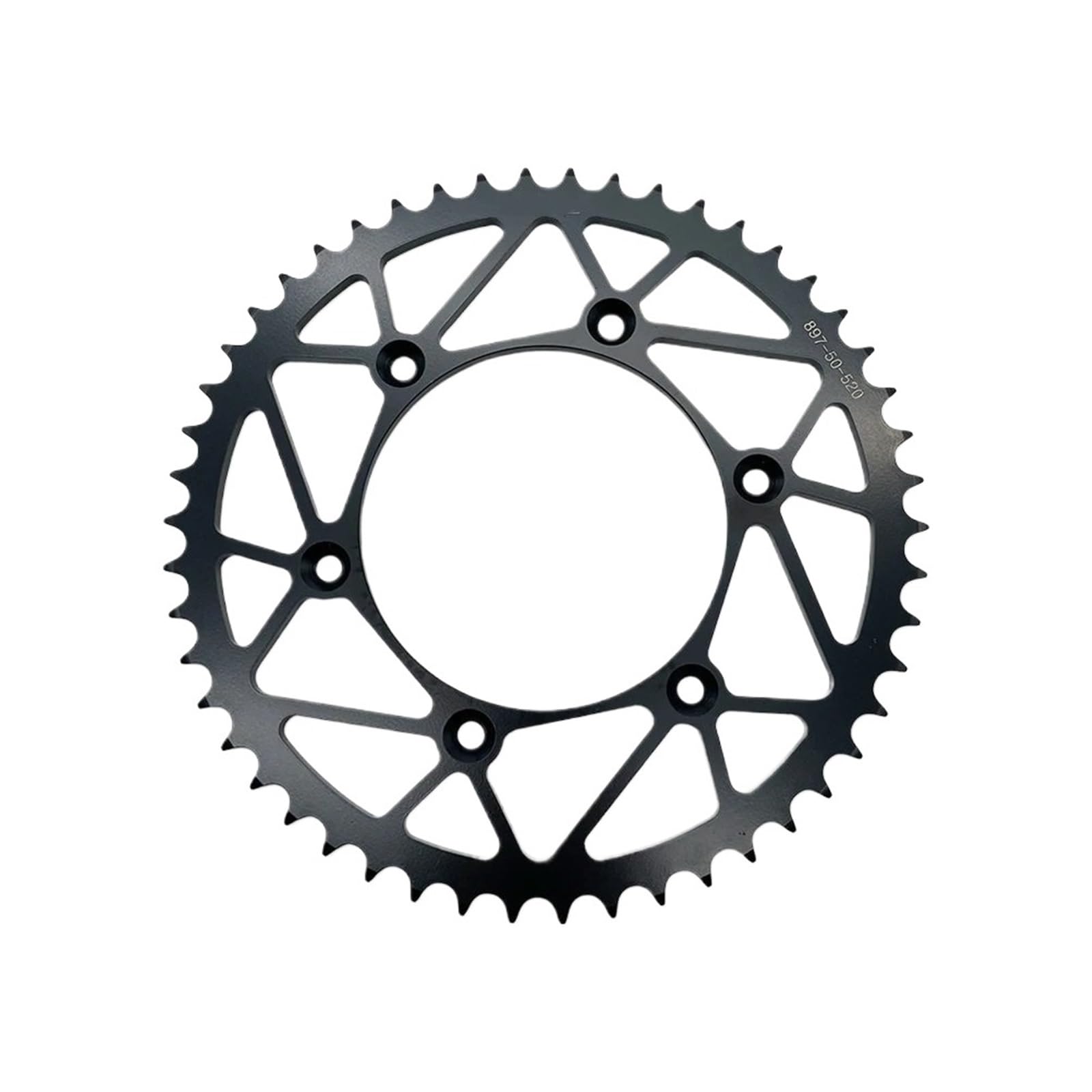 EJUOYO Chain Sprocket Fit For SXF EXC XCW TC TE Motorcycle Rear Sprocket 520 Chain 50T 51T 52T(50T-A4)