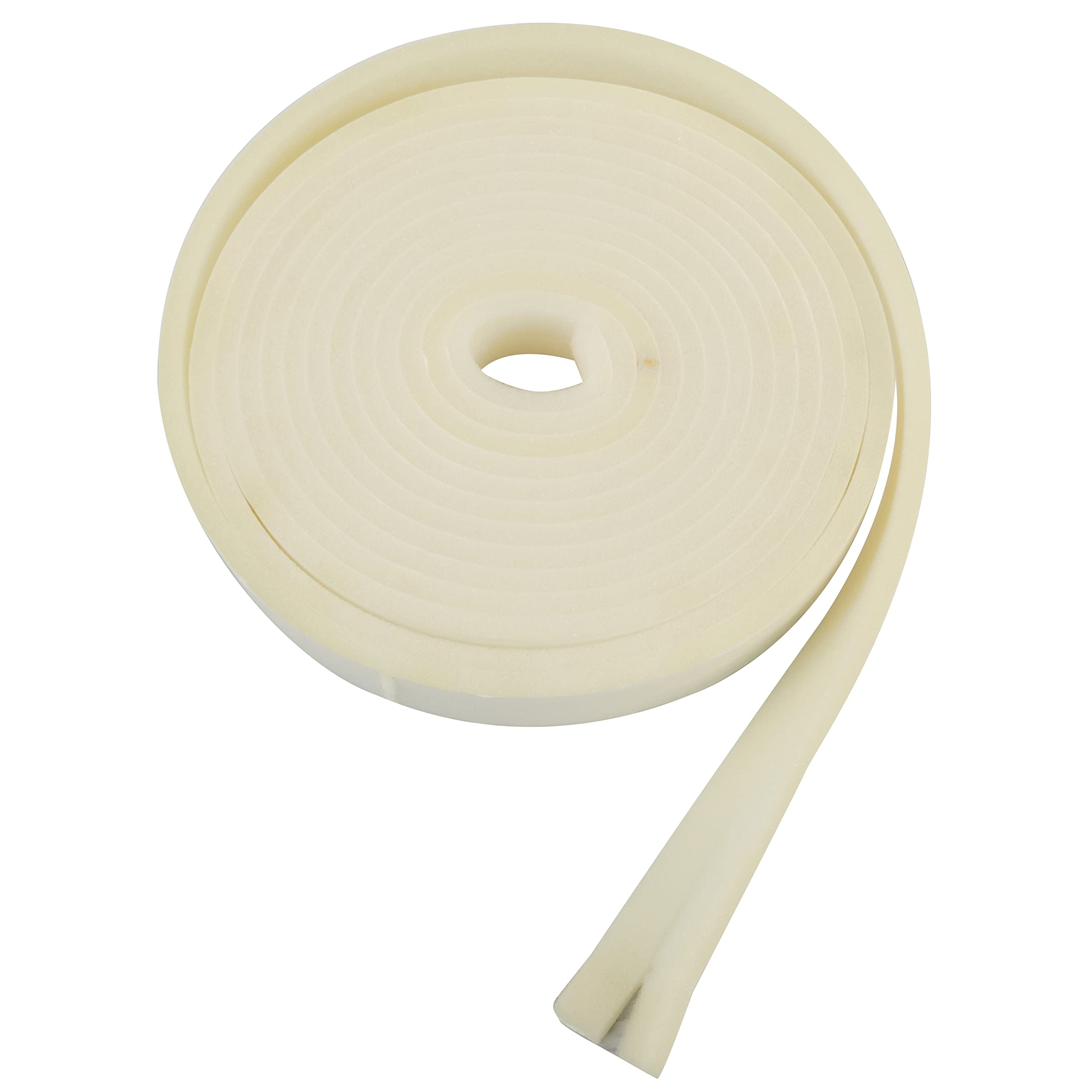 Amig - 2 x 5m 12mm x 6mm White Foam Sealing Tape for House and Room Doors for Sliding Windows and Sliding Windows