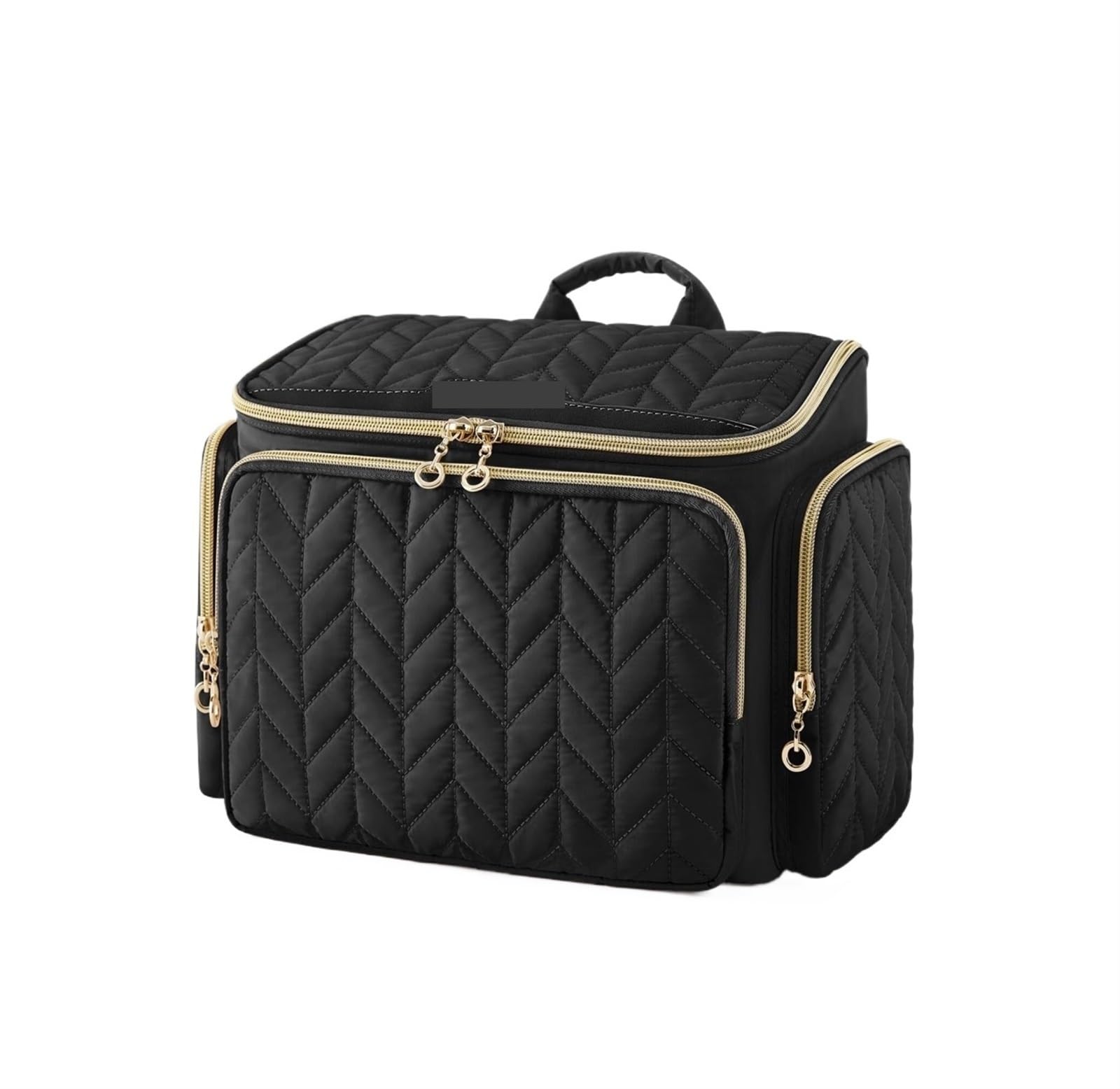 Kosmetiktasche Damen Reise-Kulturbeutel, Große, Weit Öffnende Reisetasche for Toilettenartikel, Kosmetik-Reisetasche Kulturbeutel(Black)