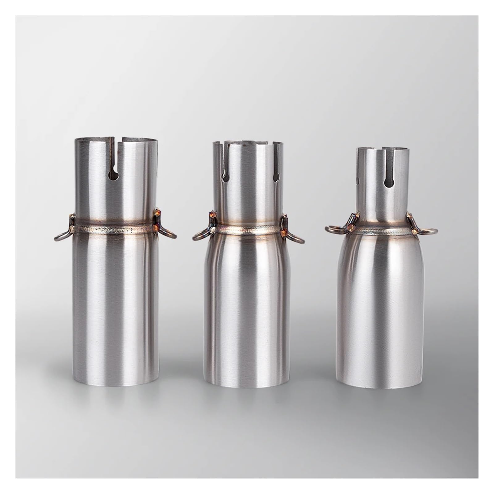 Silenziatore tubi scarico Tubo Di Scarico Modificato Per Moto, Adatto Per Adattatore Da 28-45 Mm, Tubo Di Collegamento Centrale Da 51 Mm, Marmitte Di Scarico Per Moto.