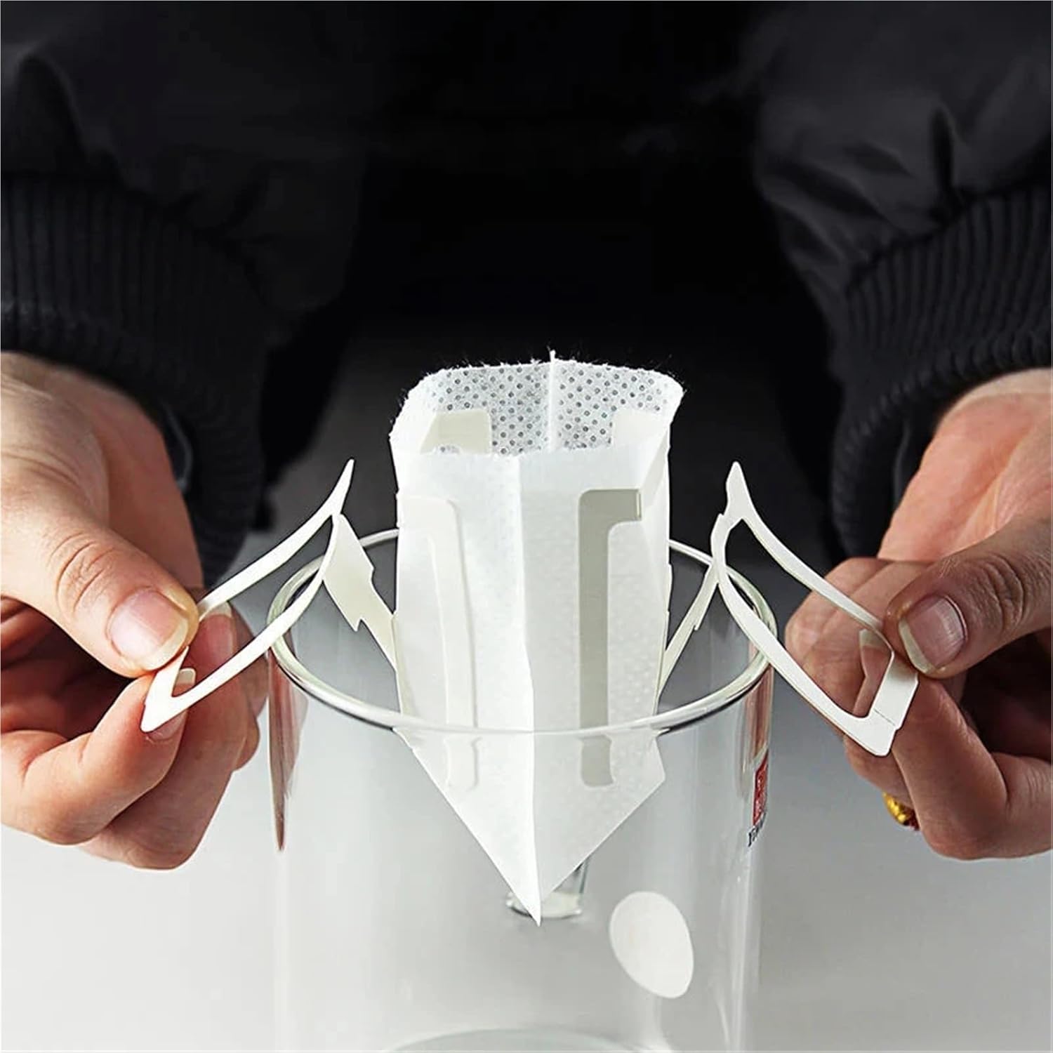 200/400 Pcs Convenient Hanging Ear Drip Disposable Coffee Filter Paper Bags(400pcs)