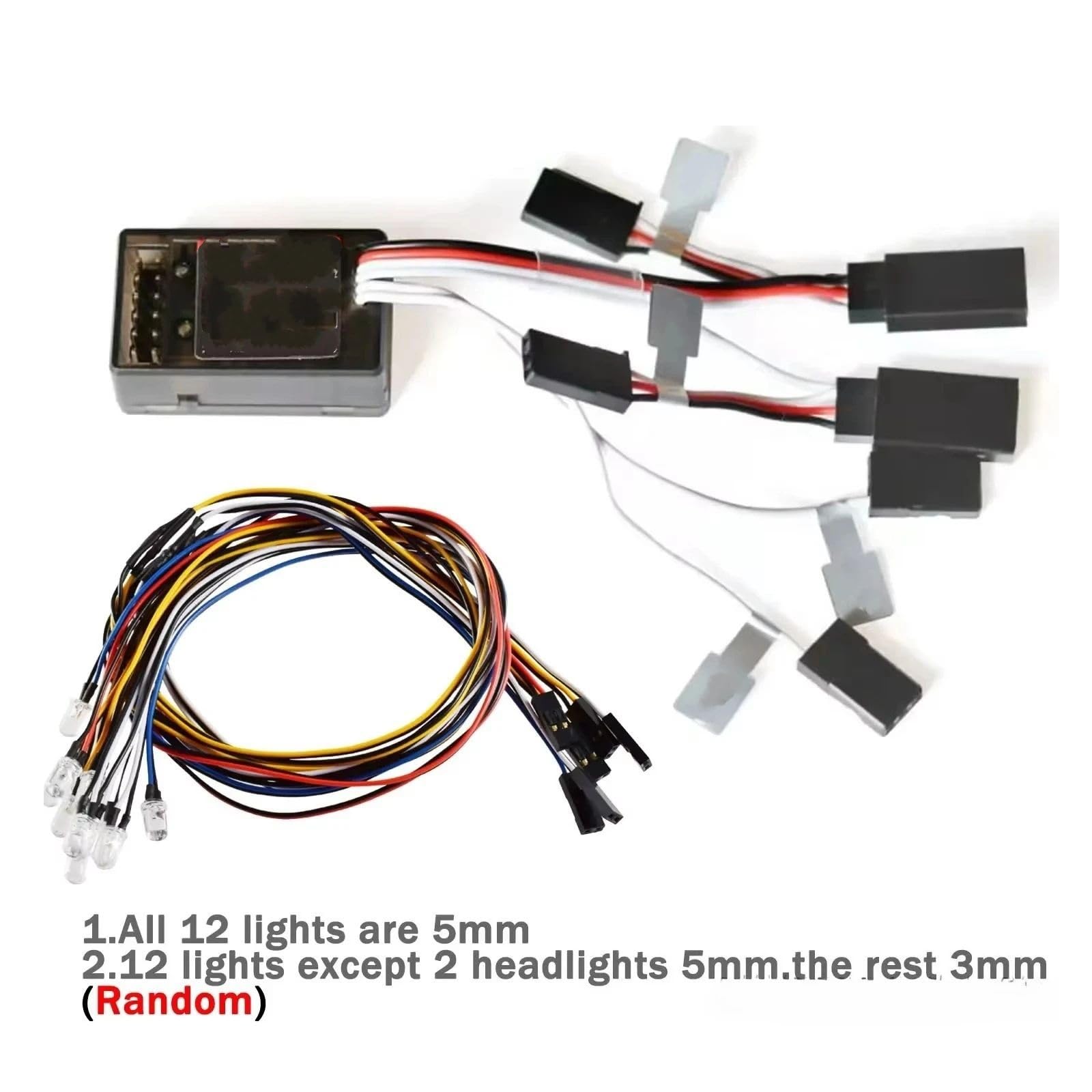 Controlador Grupo Luz Control Lámpara para TRX4 para Defender para AXIAL para SCX10 D90 1/10 RC Drift Piezas Mejora Coche Accesorios Piezas Mejora RC