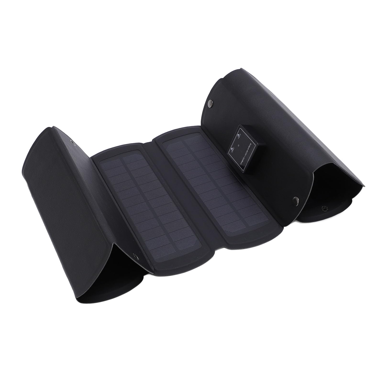 Pannello Solare Portatile da 32 W, Caricabatterie Efficiente da Pannello Solare Pieghevole da 32 W 5 V con 2 Uscite USB, Ideale per Laptop, Telefoni, Piccolo Ventilatore, Centrale Elettrica,