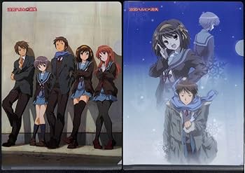 Amazon.co.jp: 涼宮ハルヒの消失 クリアファイルセット第2弾 2枚