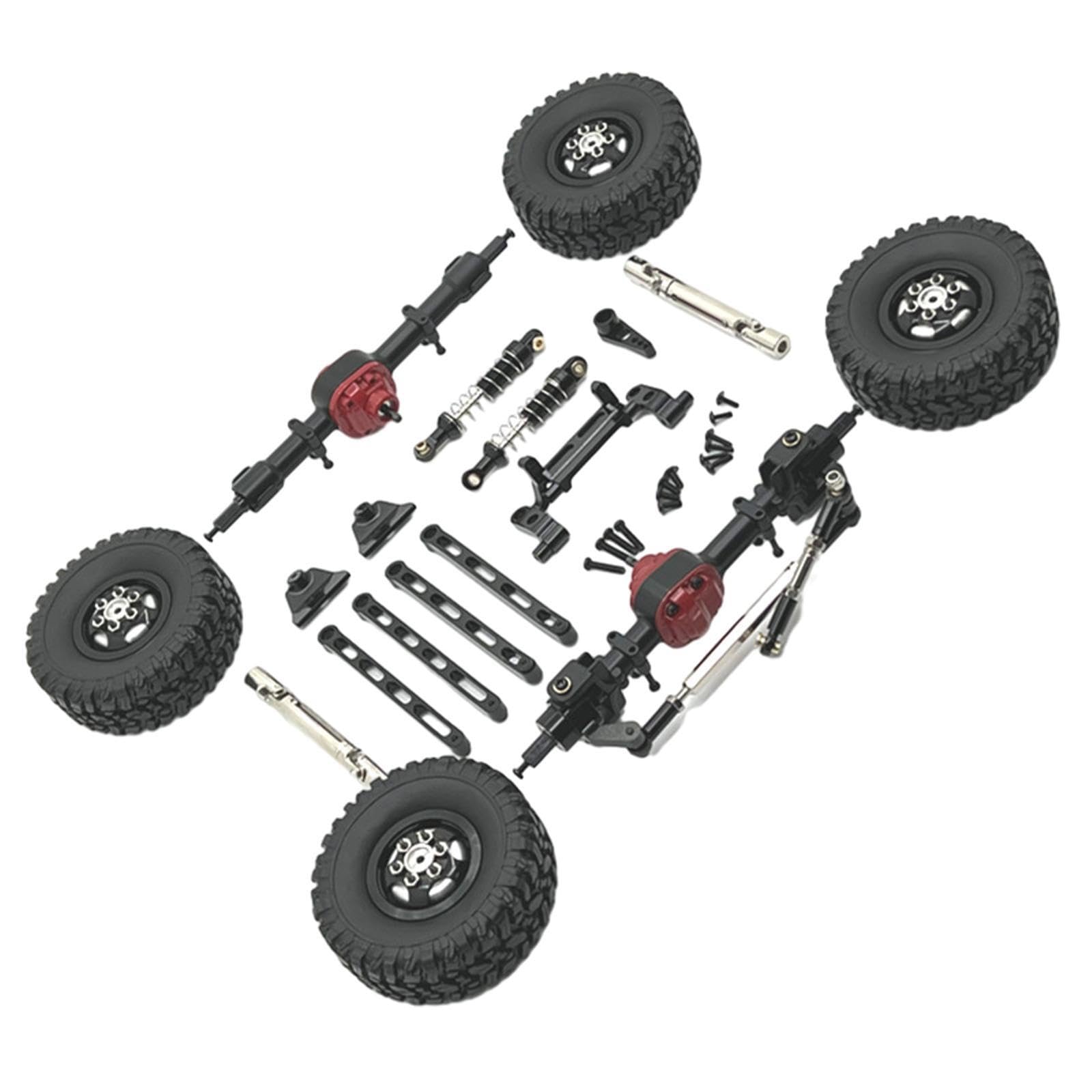 Il set di parti in metallo e alluminio Pillars 1/12 migliora le prestazioni dei kit di accessori di ricambio modificati in lega per auto RC. Set di