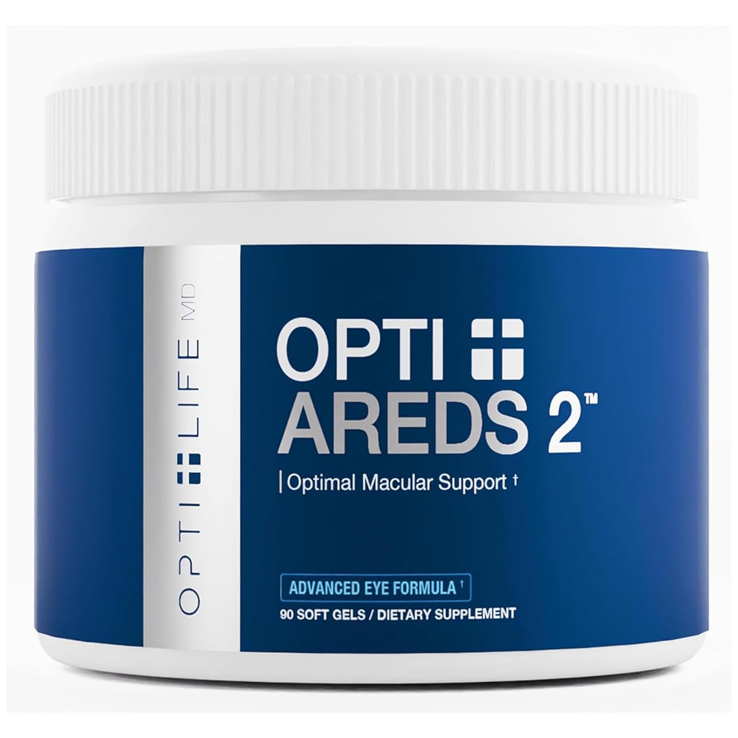 Opti AREDS 2 Supplements Vision Eye Health Supplements for Adults Includes Lutein Zeaxanthin Zinc and Vitamin C for