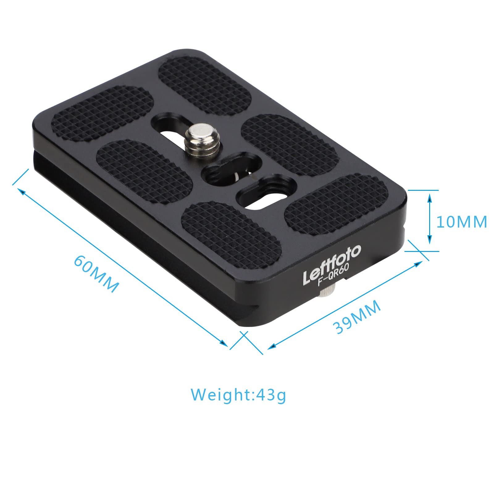Lot De 2 Plaques à Dégagement Rapide Pour Trépied - Acier Inoxydable, Antidérapante, Compatible DSLR/SLR - 2
