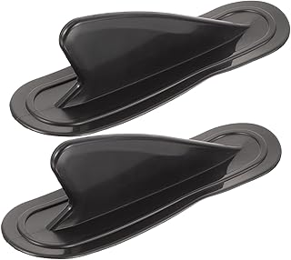 Veemoon 2pcs Surfboard Paddle Board Electric Surfboard Surf Fin Performance Surfboard Accessory Water Separator for Surfboard Canoe Surfboard Fin Longboard Fin Black Balance Tail