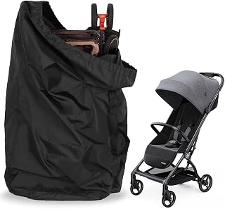 Bolsa Carro Bebe, Bolsas de Transporte para Carritos de Bebe, Funda Carrito Bebe, Negro Bolsa de Viaje para Cochecito, Bolsa Transporte Silla Paseo,Bolsa Transporte para Silla Coche,Bolso de Viaje