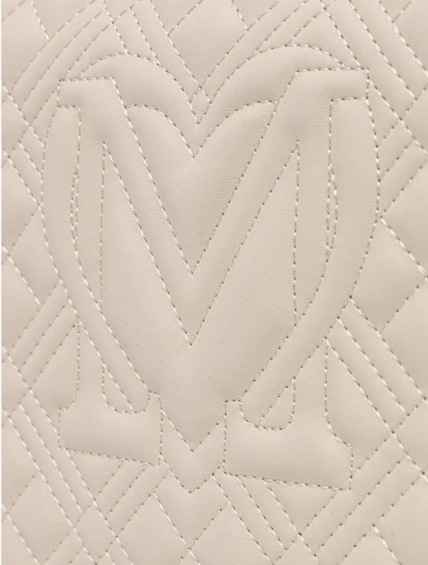 Love Moschino BORSA QUILTED PU AVORIO