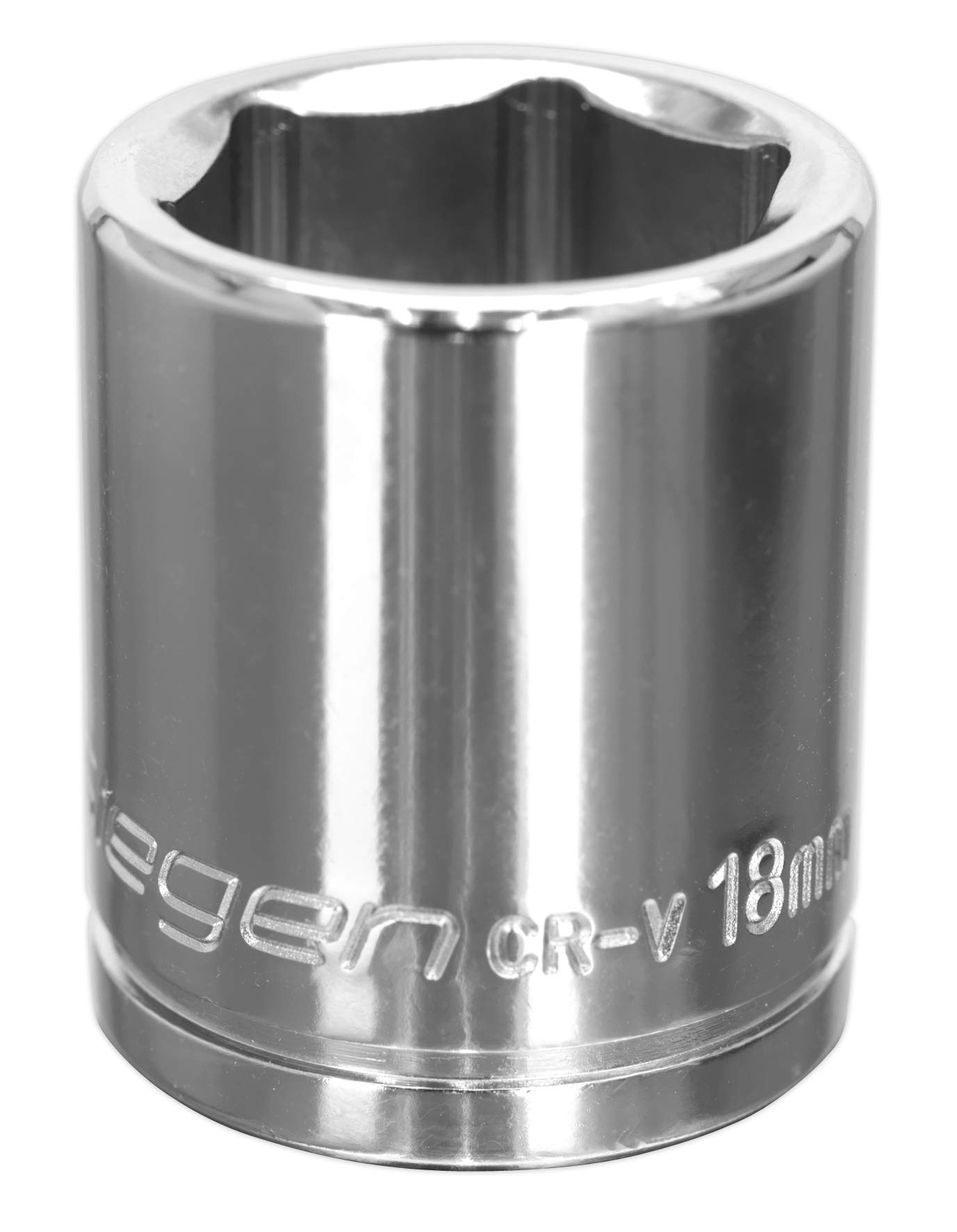 Sealey S0585 WallDrive Socket, 3/8" Square Drive, 18mm