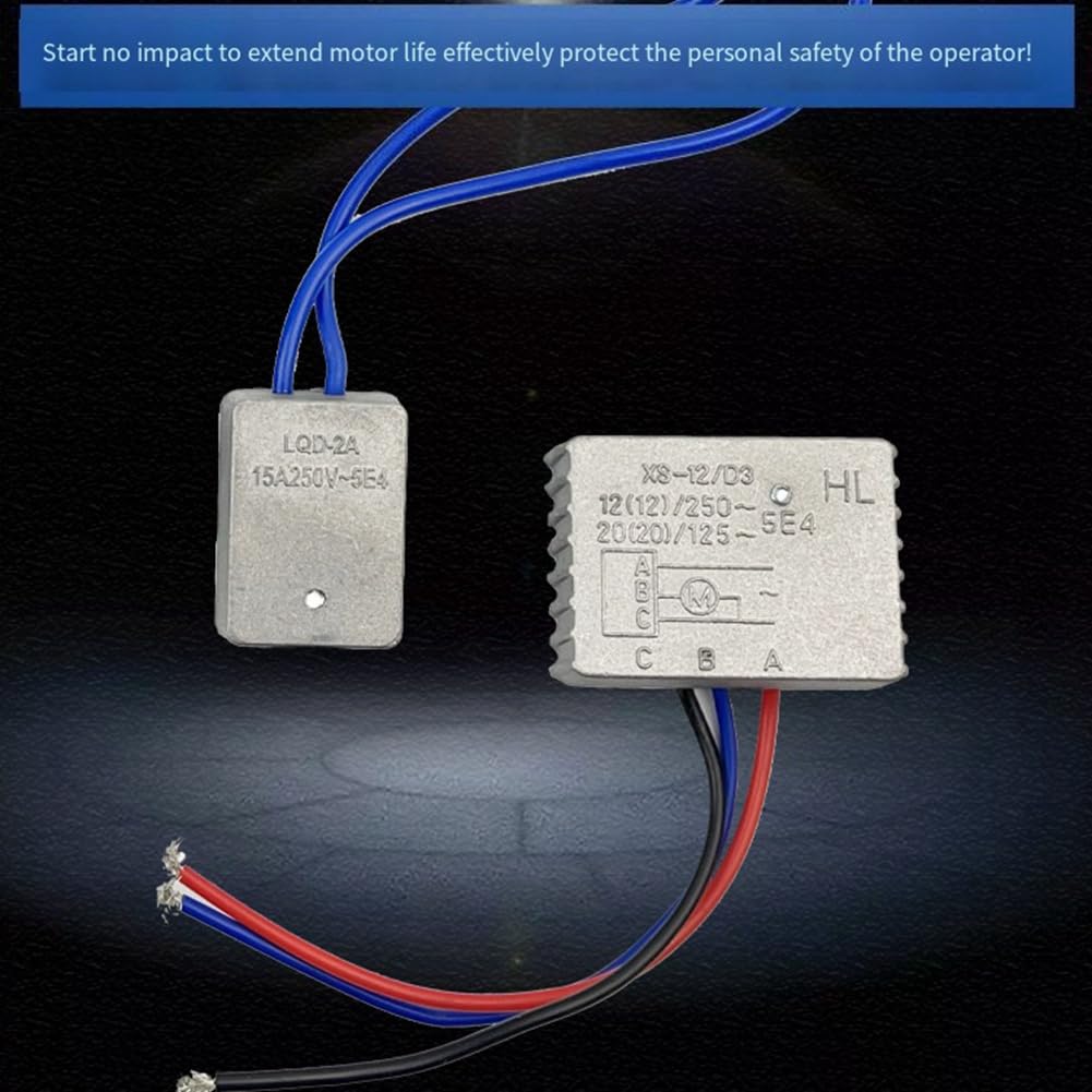 Srutueo 230V to 16A Switch Retrofit Module Soft Startup Current Limiter Power Tools AC Power 16A Soft Start Current,183-2[16A] Easy to Use