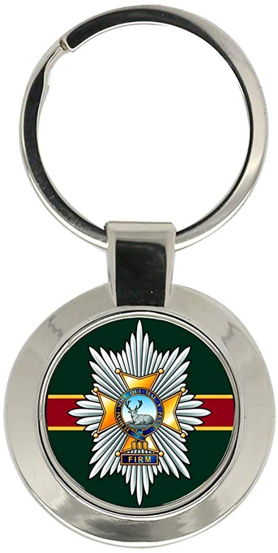 Giftshop UK Worcestershire and Sherwood Foresters Regiment, British Army Key Ring