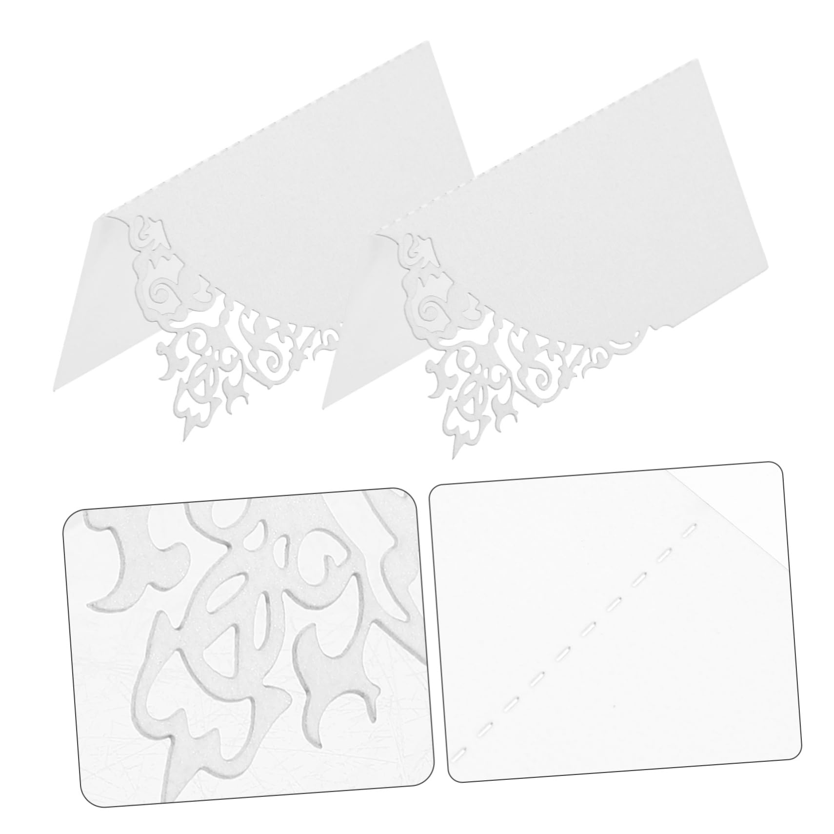 STOBOK 300stücke Hochzeitsplatzkarten Kreative Tischkarten Für Feierlichkeiten Elegante Hollow Namenskarten Für Hochzeiten Partys Veranstaltungen Und Mehr