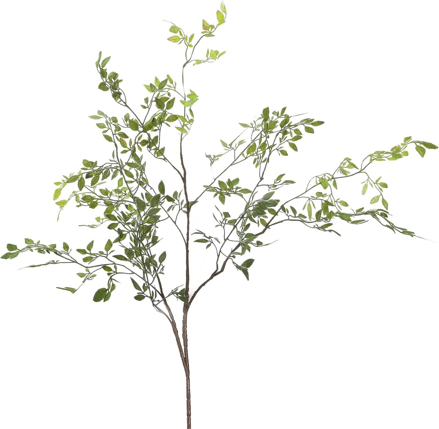 Amazon｜3本入 フェイクグリーン 人工 観葉植物 枝 緑 人工枝